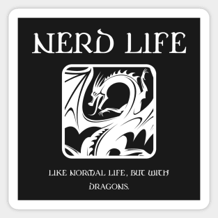 RPG Nerd Life Roleplaying and Larping Tabletop RPG Sticker